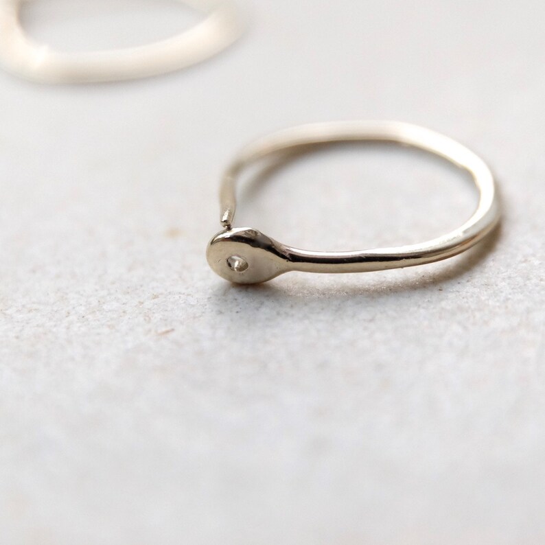 white and gold hoops