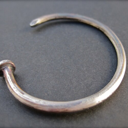 Nail Bracelet - Hand-Forged shops Sterling Silver Industrial Cuff Bracelet