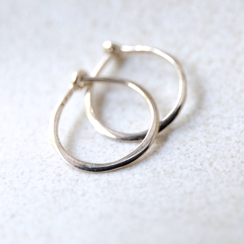 white and gold hoops