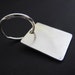 Photo Key Ring Sterling Silver Picture Frame Key Chain - Etsy