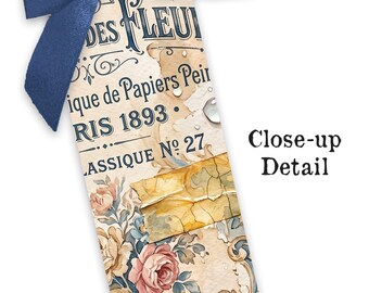 The Paris Atelier Printable Tags | Vintage Style French Ephemera | Shabby Junk Journal Tags