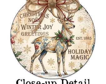 Letters from Noël – Vintage Style French Christmas Gift Tags | Shabby Junk Journal Tags | Printable