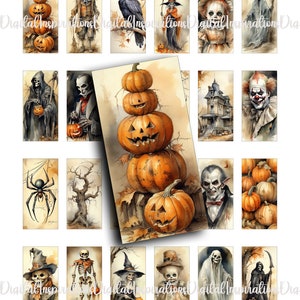Halloween Clipart: Ravens, Witches, Zombies, Haunted Images (Printable)