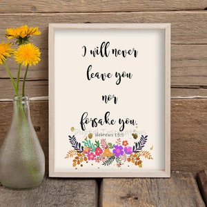 5x7 8x10 Printable Download Print Downloadable Art Print Bible | Etsy