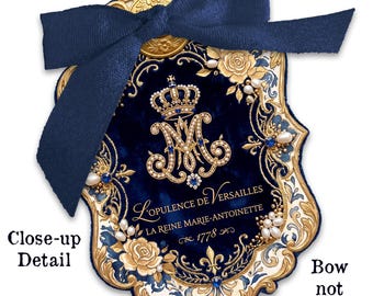 Versailles Velvet Printable Tags | Royal Vintage | Marie Antoinette Inspired | Rococo Ephemera