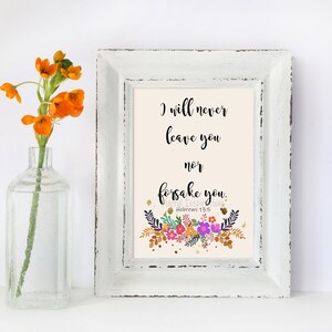 5x7 8x10 Printable Download Print Downloadable Art Print Bible | Etsy