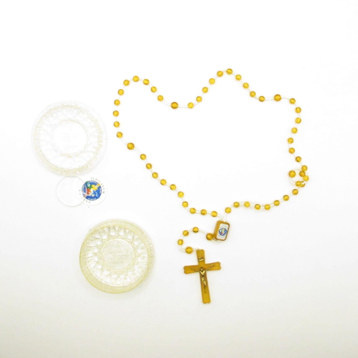 Jubilee 2000 Catholic Rosary Original Box Vatican Holy Year