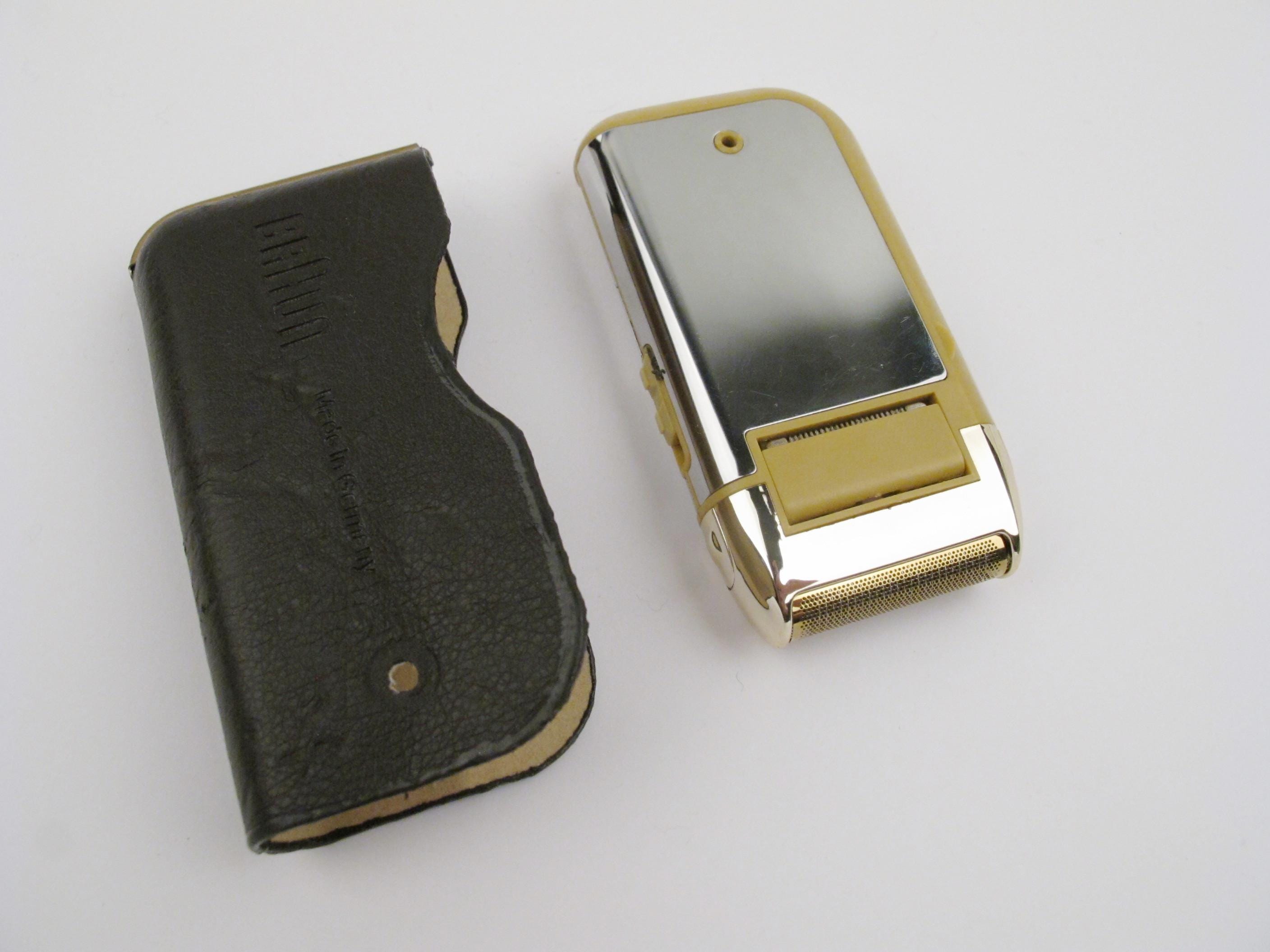 ヴィンテージブラウン電気シェーバー：1960年代ドイツ製レトロメンズ