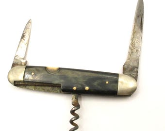 Solingen Folding Knife Two Blade Penknife | 1960s German Pocket