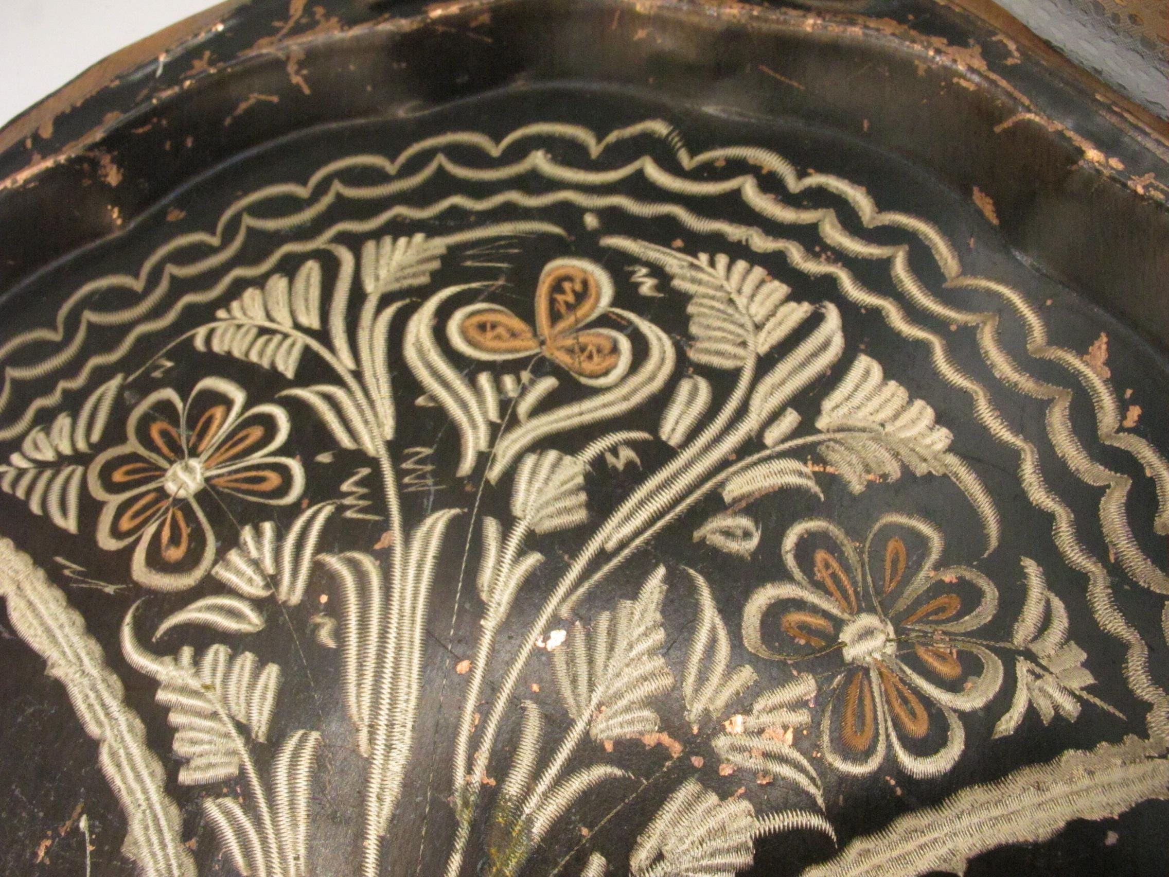 花柄　手形装飾品　ハンドトレイ　ヴィンテージ ヴィンテージ白木屋トレー 花柄 - Etsy 日本