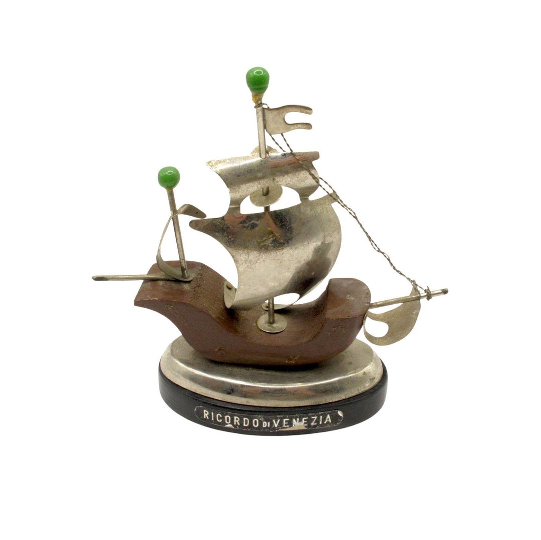 ヴィンテージのベネチア船模型：手作りのイタリア土産 - Etsy 日本