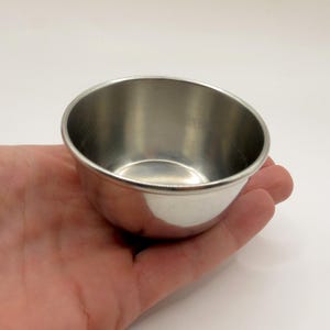 WMF Cromargan Mini Bowl | 1970s German Stainless Steel Pinch Pot | Modernist Salt Cellar or Dip Dish