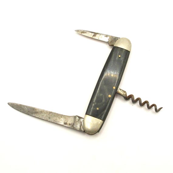 非売品1960年代◆ドイツ バイエル社(BAYER) ゾーリンゲン 2丁出ナイフ ゾーリンゲン製折りたたみナイフ 2枚刃ポケットナイフ | 1960年代