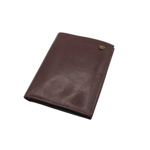 Cartera vintage de cuero alemán TC de los años 80, fabricada en Alemania. Accesorio coleccionable para hombre T.C.L., de stock remanente. Cuero vintage genuino de alta gama.