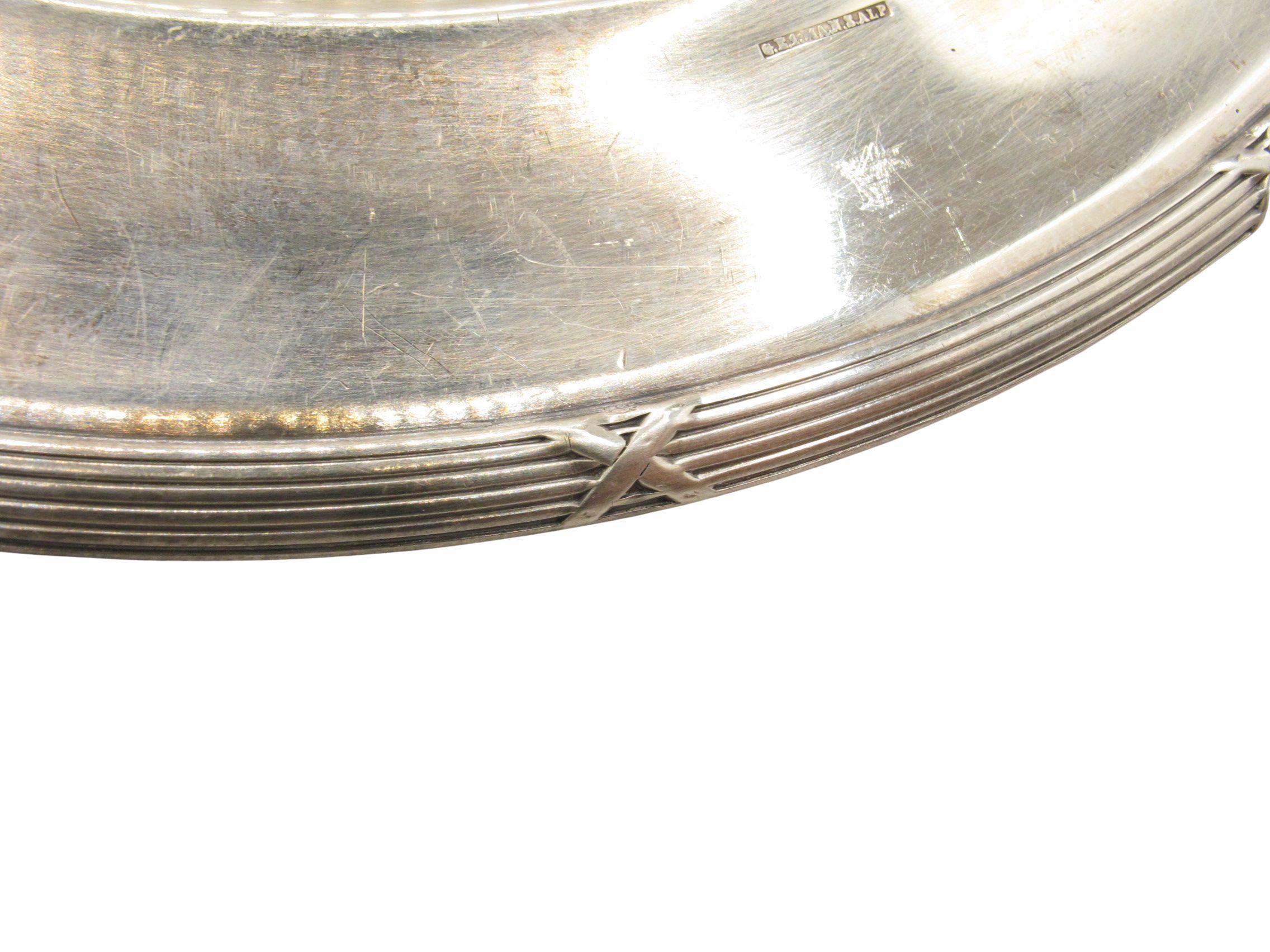 Plateau De Service Métal Chromé Vintage - Made In Suède - S Metall