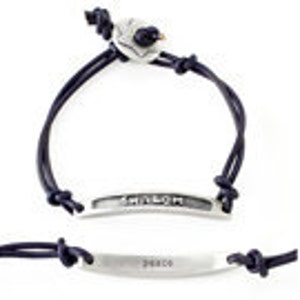 Shalom/Peace Hebräisch Wort Armband Chanukka - Emily Rosenfeld