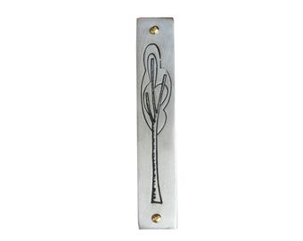 Arbor Mezuzah - Pewter Judaica - Emily Rosenfeld