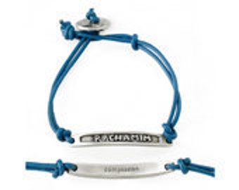 Rachamim/Compassion Transliterated Word Bracelet - Emily Rosenfeld