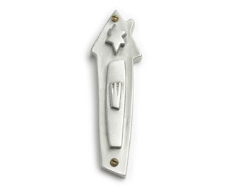 House Mezuzah - Contemporary Pewter Judaica