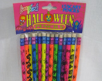 Vintage Lisa Frank Halloween potloden 15 enge feestartikelen