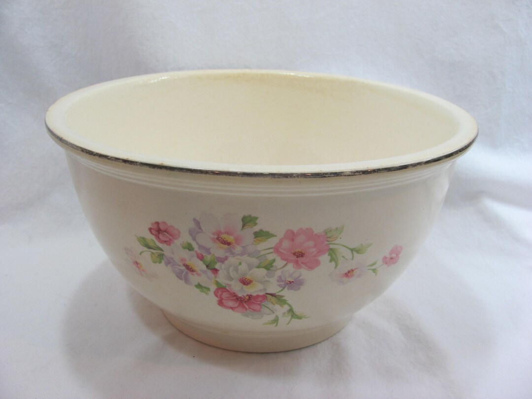 Vintage Kitchen Kraft Ovenserve USA Large 10 Mixing Serving Bowl Etsy