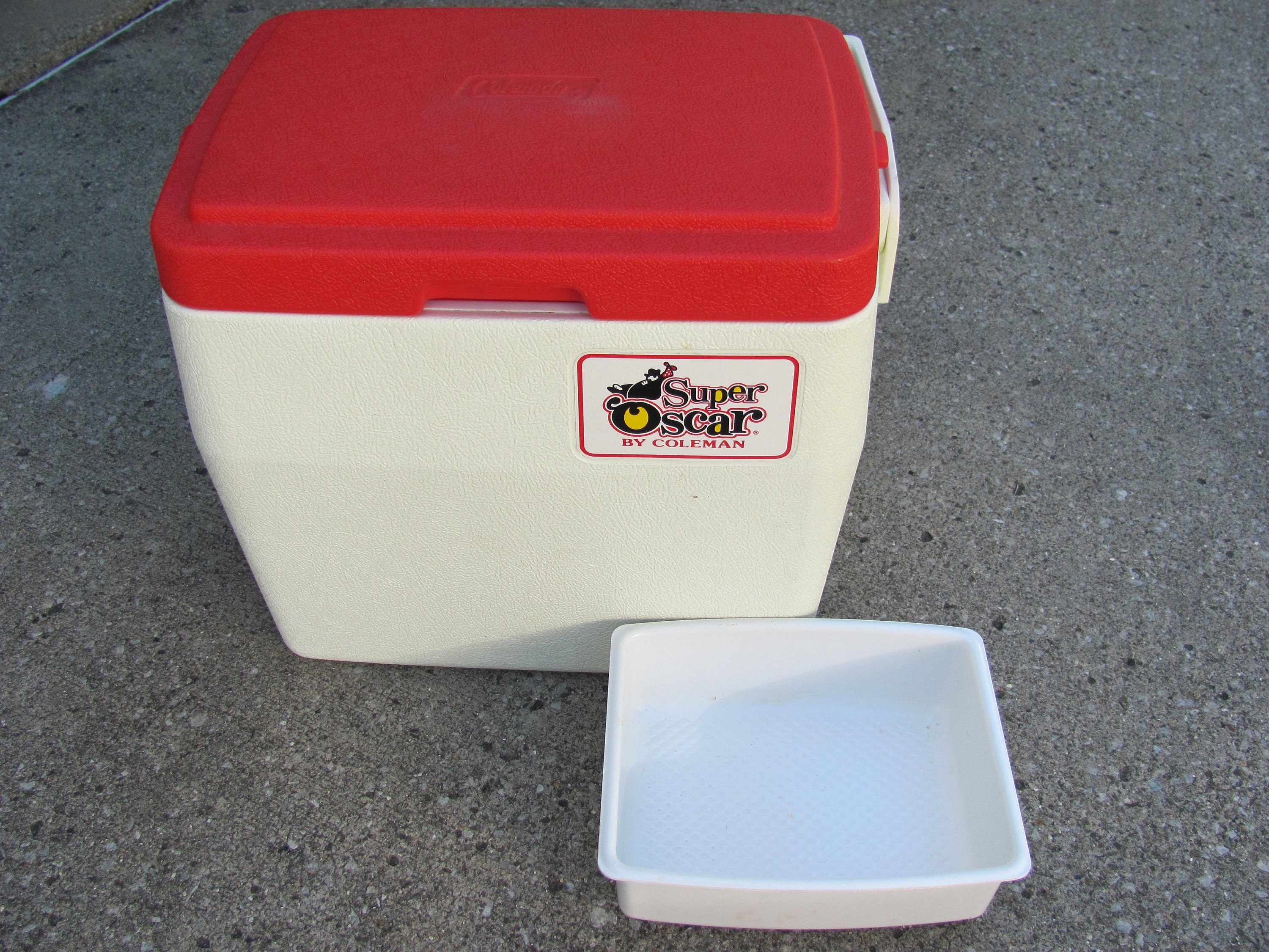 Vintage Coleman Super Oscar Ice Chest Cooler With Tray 5276