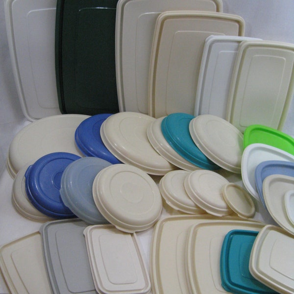 PICK ONE Vintage Rubbermaid Servin Saver Replacement Storage Canister Container Cover Lid
