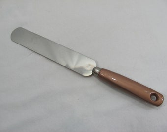 Vintage Ekco Icing Spreader Spatula 11 3/4" Coppertone