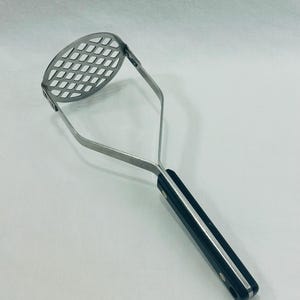 Vintage Ekco Potato Masher Black Stainless Steel