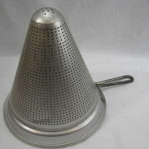 Vintage Wear Ever Aluminum Cone Sieve Strainer Colander 3341 1/2 image 2