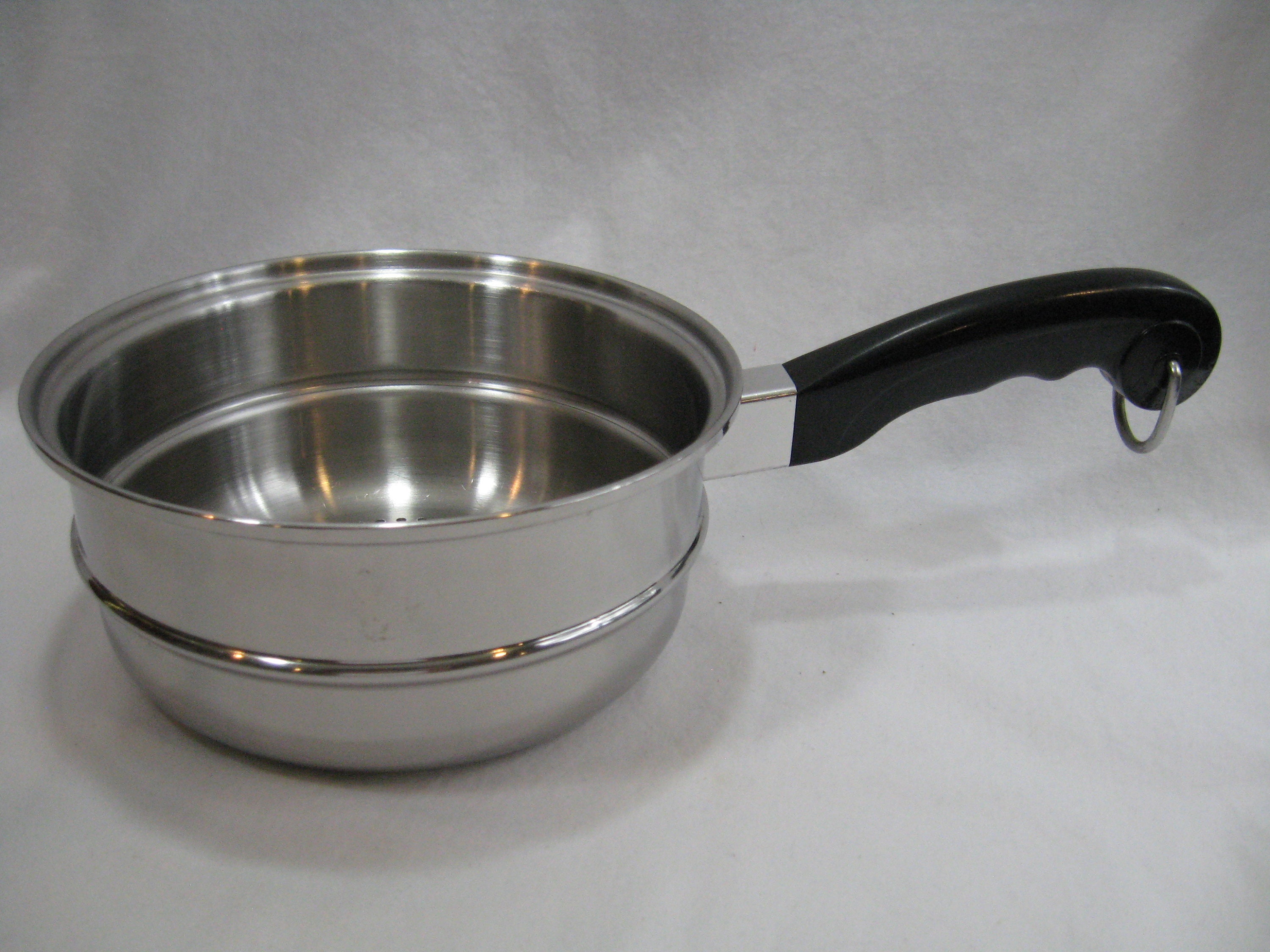 Lustre Craft 8 Small Skillet Fry Sauté Pan Pot Lid Waterless Cookware EUC  USA