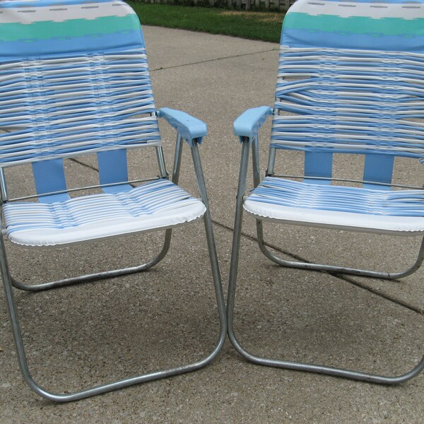 Folding Lawn Chair Etsy