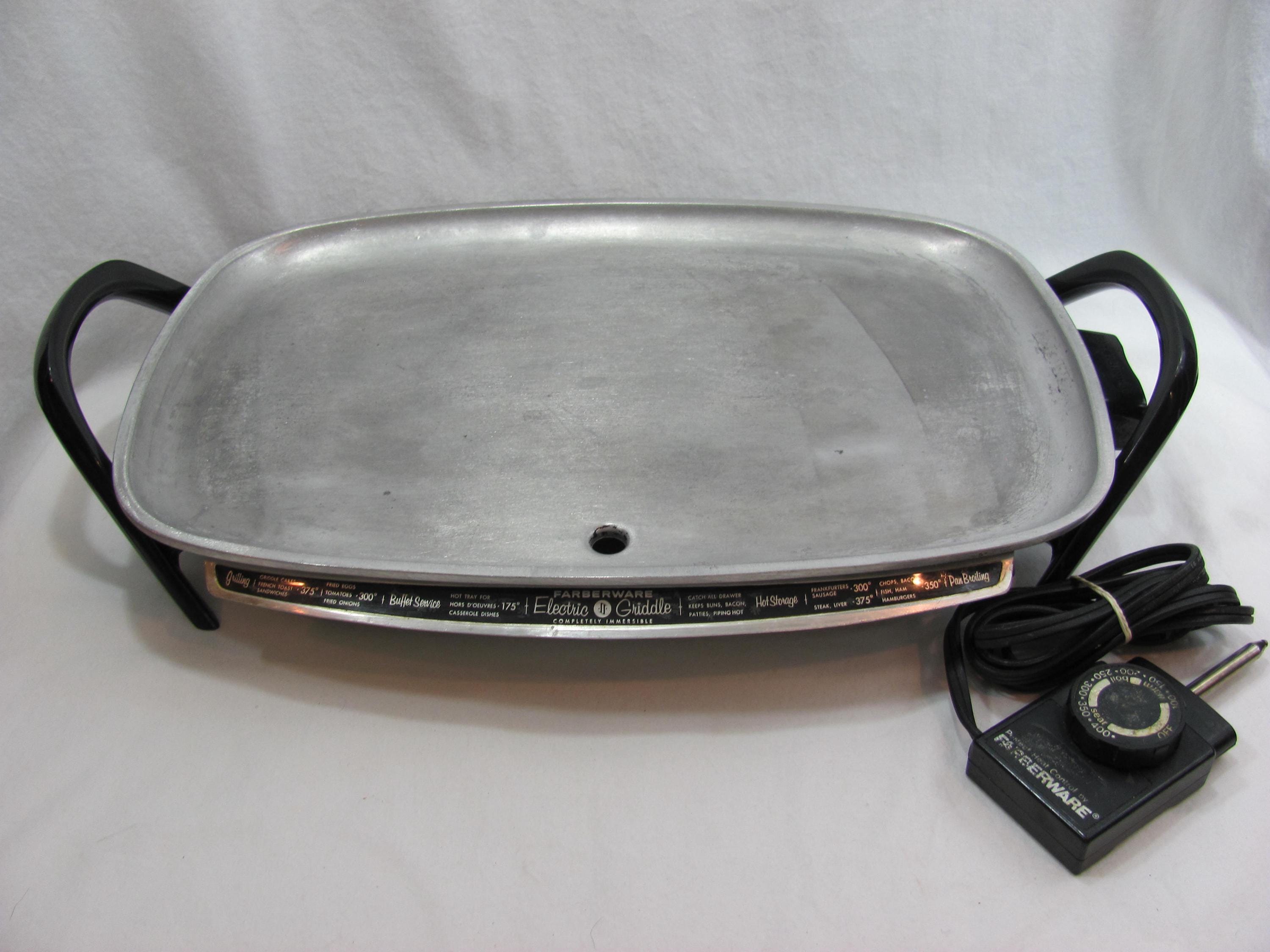 Farberware Electric Griddle Model 260 With Warming Tray Perfect
