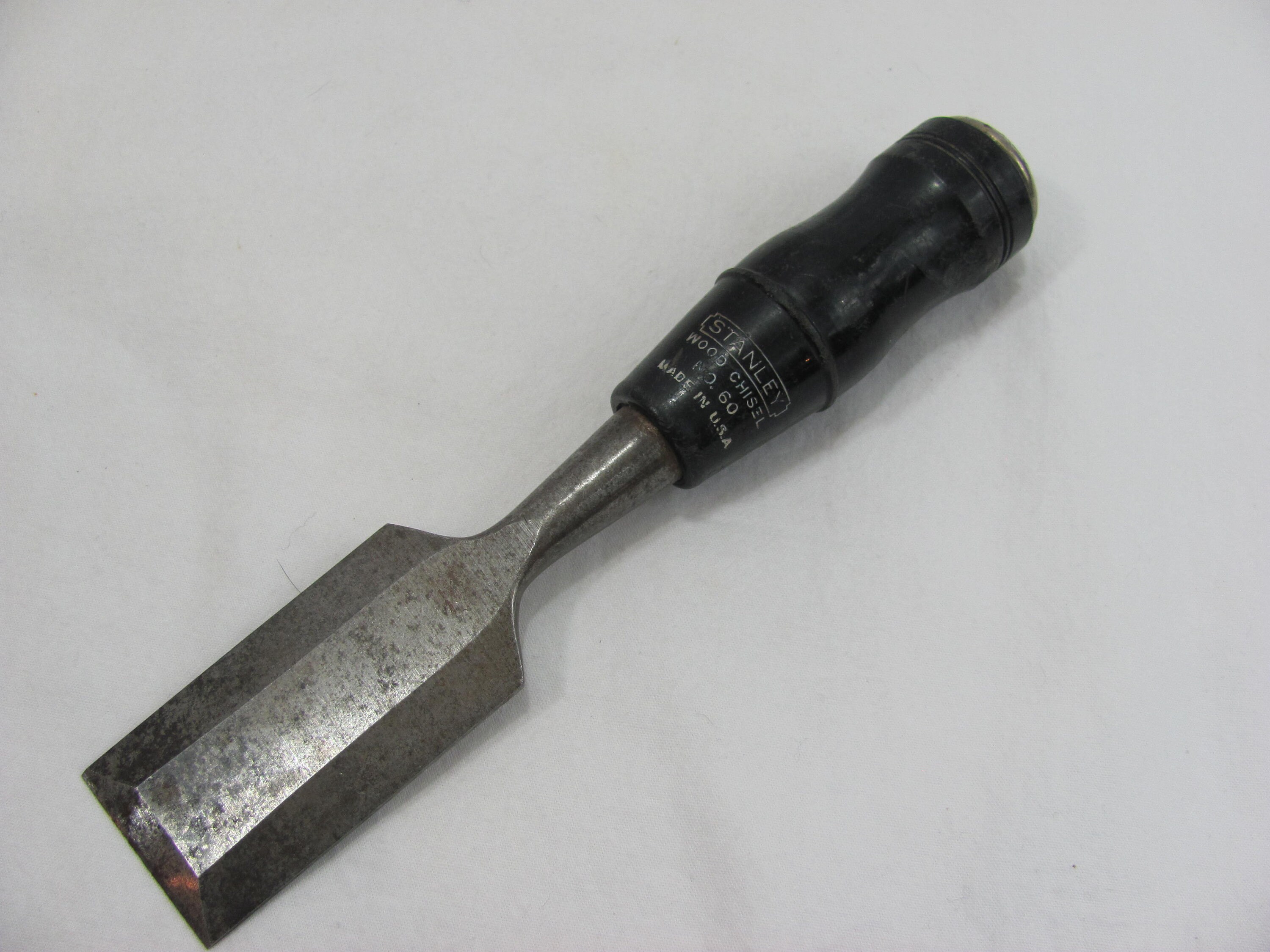 Vintage Stanley Wood Chisel No. 60 Made in USA Black Handle Etsy