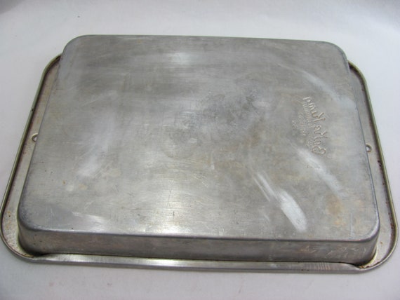 Vintage Bake King Pure Aluminum No. H843 16 X 11 Cake Baking Pan 