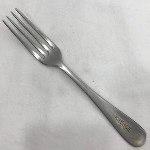Vintage Kresge Diner Restaurant Fork Royal Stainless Steel