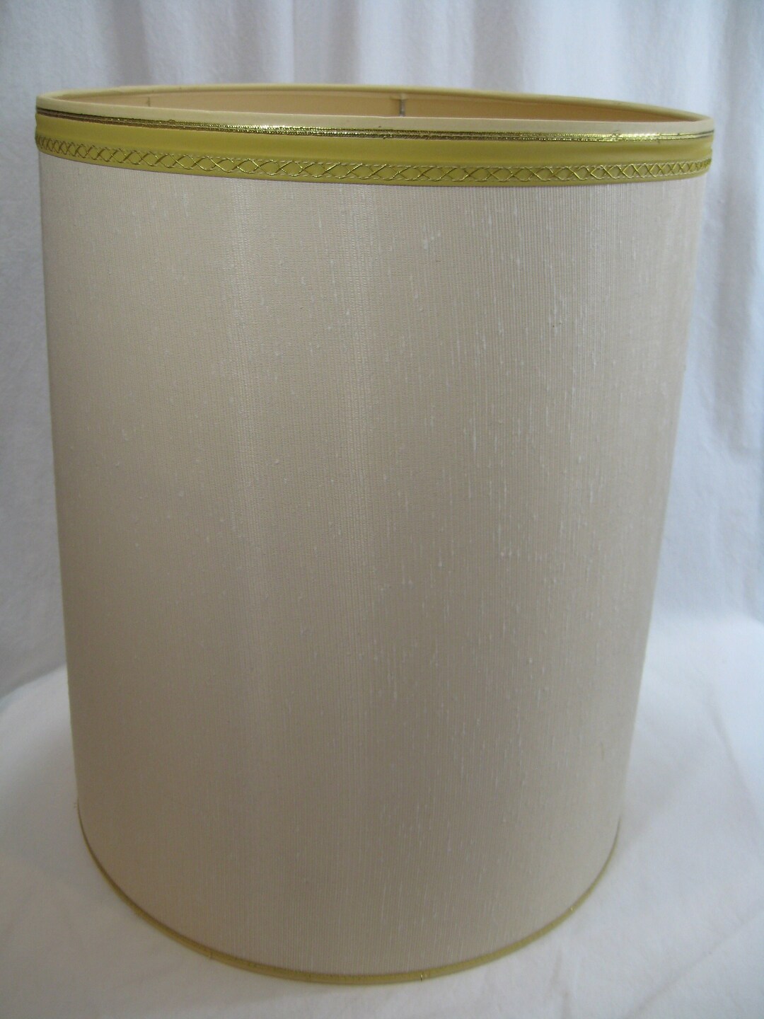 Vintage 18 Mid Century Drum Lamp Shade Hollywood Regency Etsy