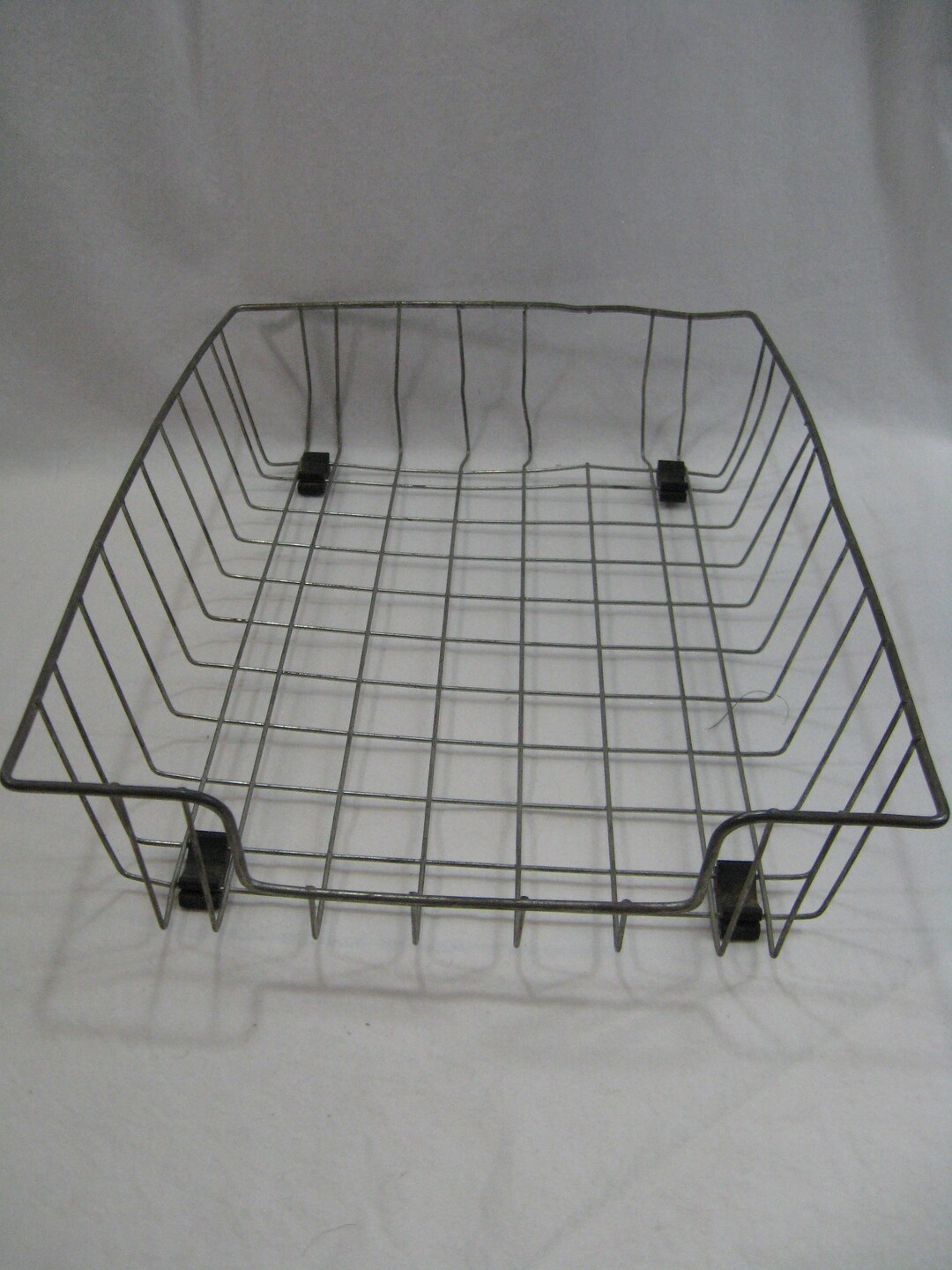 Vintage Wire Letter Tray Basket With Plastic Feet Etsy
