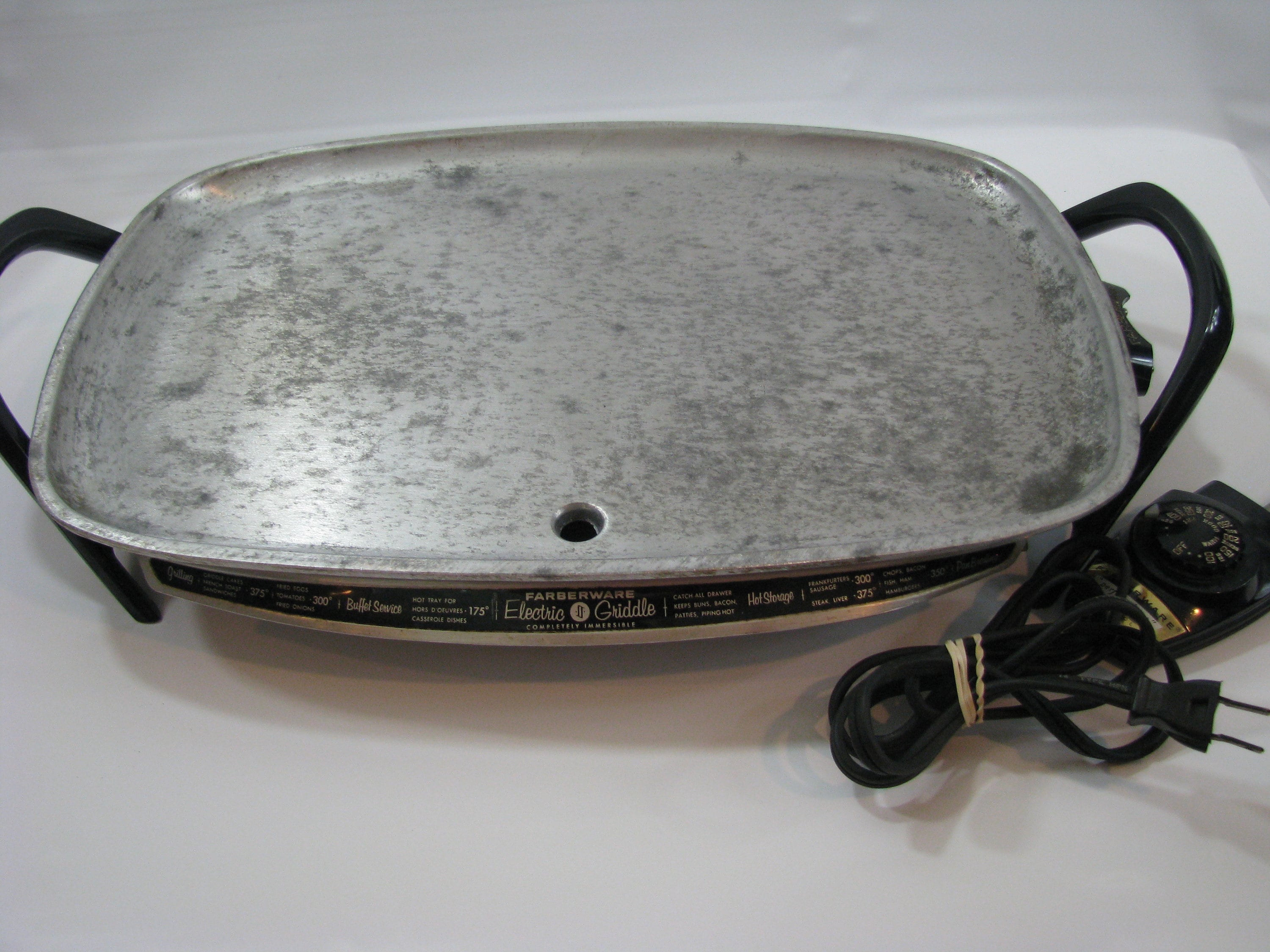 Farberware Electric Griddle Model 260 With Warming Tray Etsy