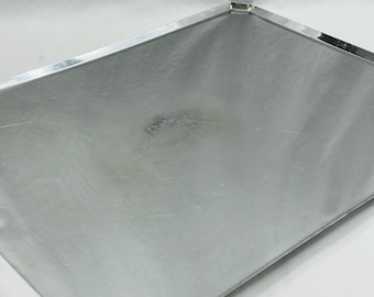 ビンテージ ステンレススチール製クッキーシート 12インチ x 15 1/2インチ 三面