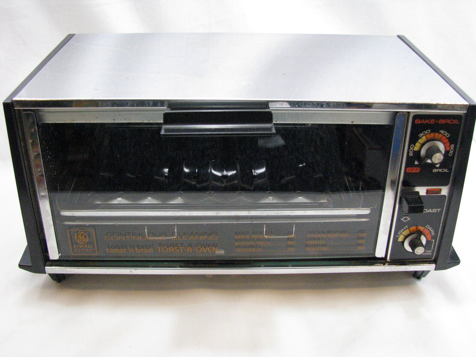 Vintage General Electric Deluxe ToastROven Chrome Toaster Etsy
