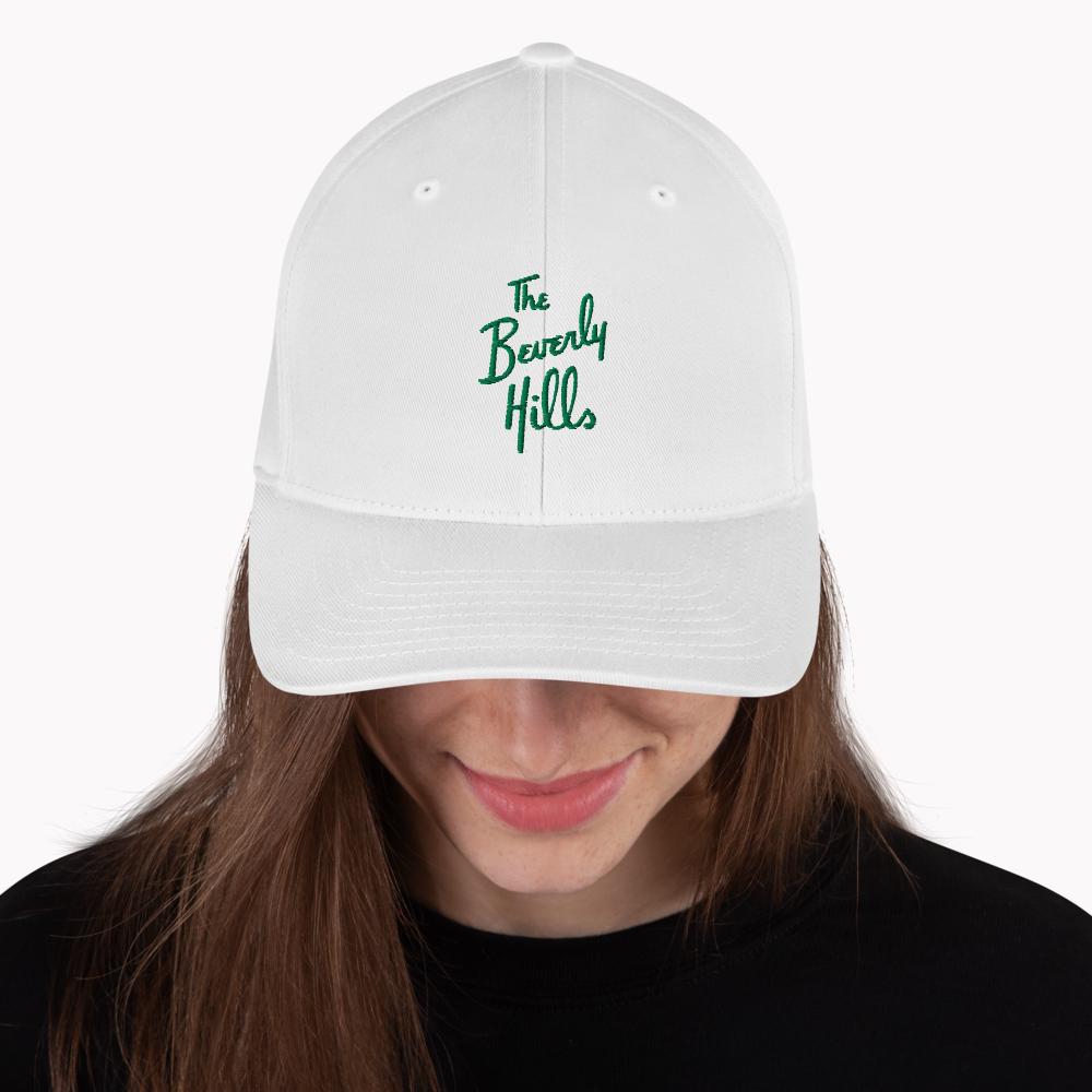 Beverly Hills Hotel Baseball Hat: Embroidered Green Script  display picture 1