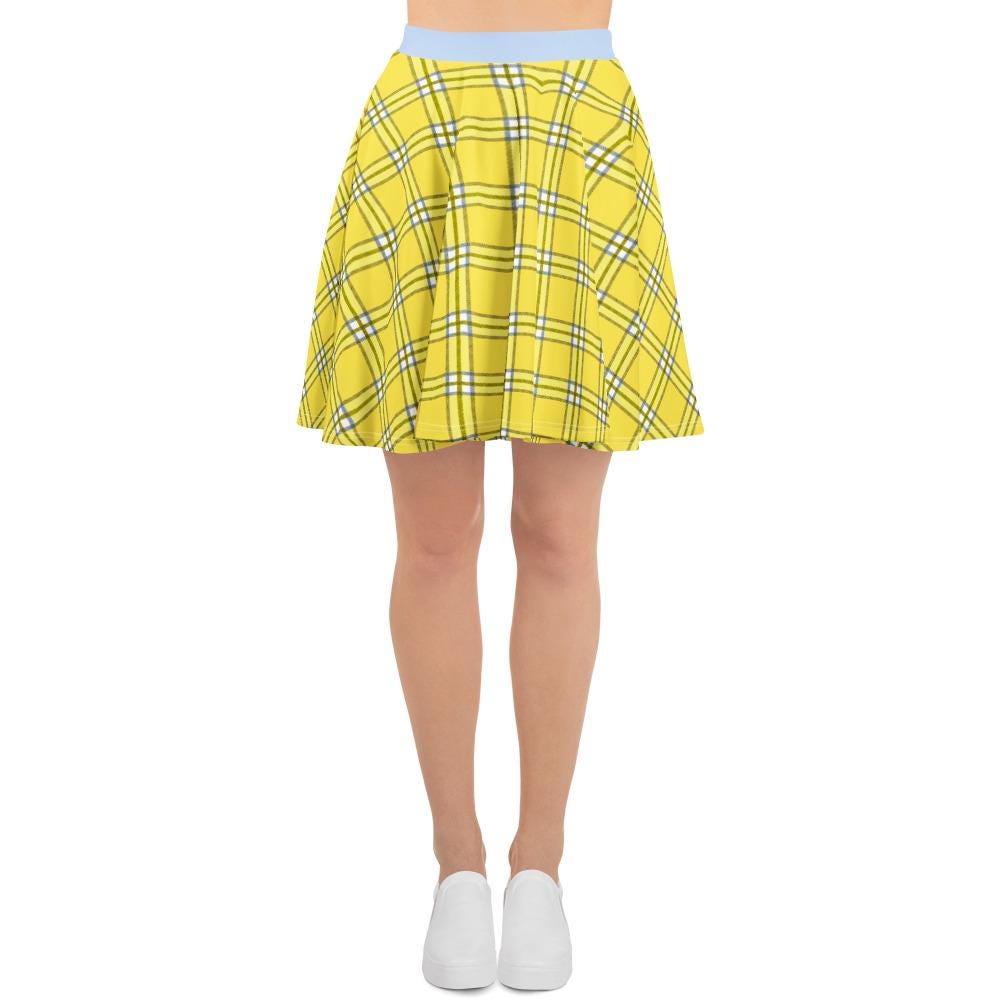 Yellow Plaid Skirt
