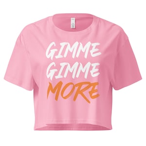 Gimme Gimme More Crop Top – Britney Y2K Inspired