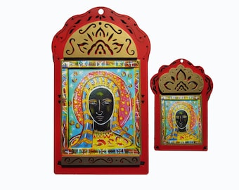 The Black Madonna, Catholic Icon, Mystery, Power and Action, Virgin Mary, Print from my Original Painting,  Christina Miller Artist
