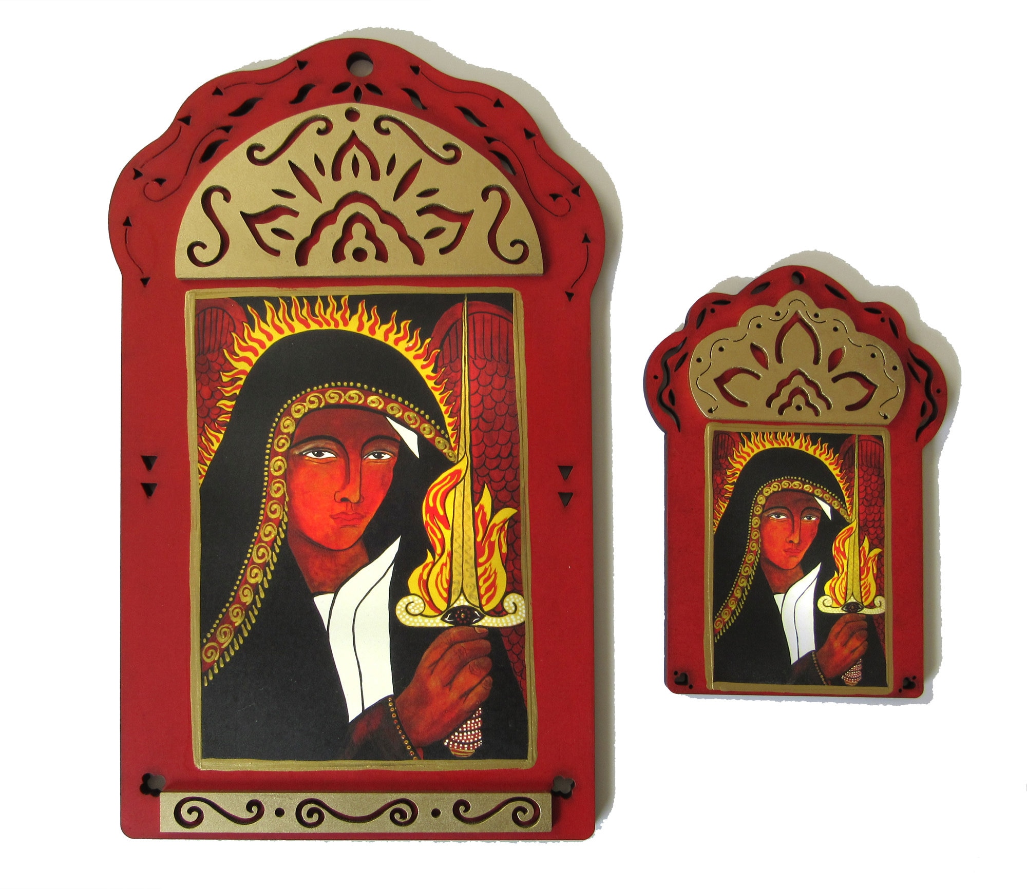 Archangel Uriel, Angel of Divine Justice, Sword of Justice, Icon