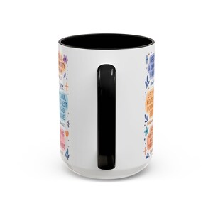 Trust in the Lord Scripture Mug | Bible Verse Hand-Drawn Floral Design | Christian Faith Gift for Morning Devotion, Spiritual Reminder image 18