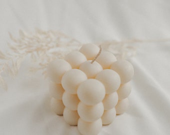 Bubble Candle | Unscented soy candles | Modern decorative | Gift