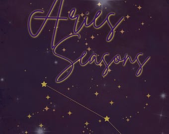 Aries Seasons Digital Journal | Printable Astrology Journal PDF | 53 Weekly Self-Reflection Prompts
