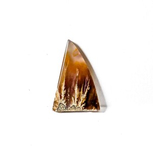 Plume agate purple cabochon